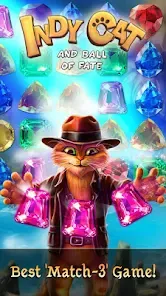 Indy Cat: Match 3 Adventure preview 8